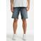 CHASIN' Evan.S Smoke regular short dark blue denim