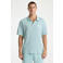 CHASIN' regular polo met textuur blauw