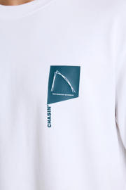 thumbnail: CHASIN' relaxed T-shirt met backprint wit