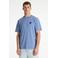 CHASIN' oversized T-shirt met backprint blauw