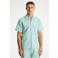 CHASIN' regular casual overhemd met textuur blauw