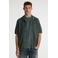 CHASIN' regular casual overhemd gebreid donkergroen