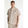 CHASIN' regular casual overhemd met textuur beige