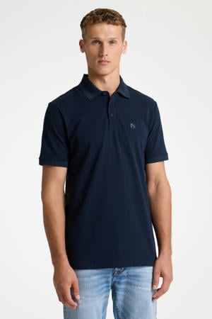 regular polo donkerblauw