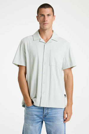 regular casual overhemd lichtgroen