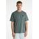 CHASIN' oversized T-shirt met backprint donkergroen