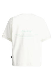 thumbnail: CHASIN' relaxed T-shirt met backprint ecru