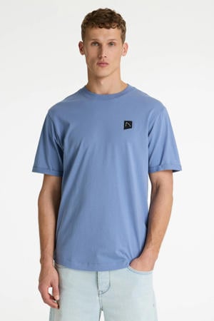 regular T-shirt blauw