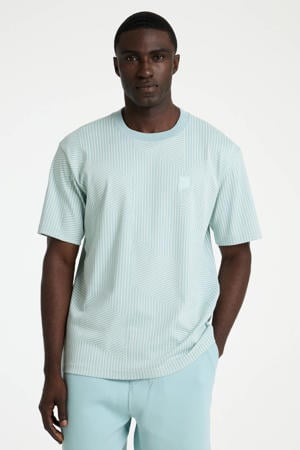 relaxed T-shirt blauw