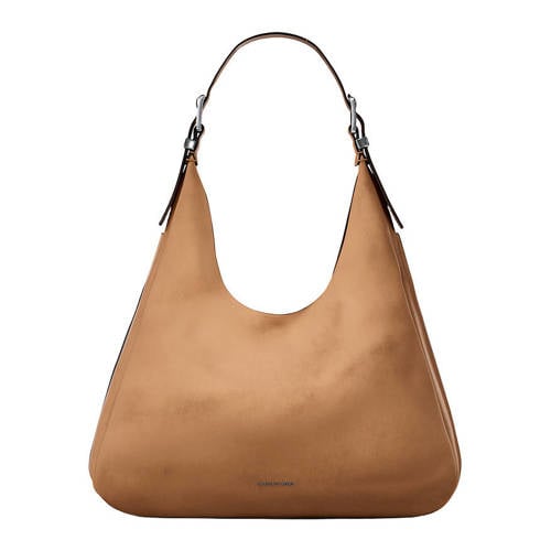 Michael Kors nubuck schoudertas Nolita cognac afbeelding