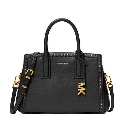 Michael Kors leren mini handtas Laila zwart afbeelding