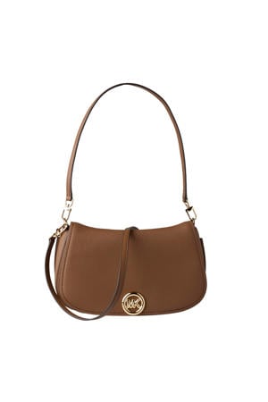leren schoudertas Nolita cognac