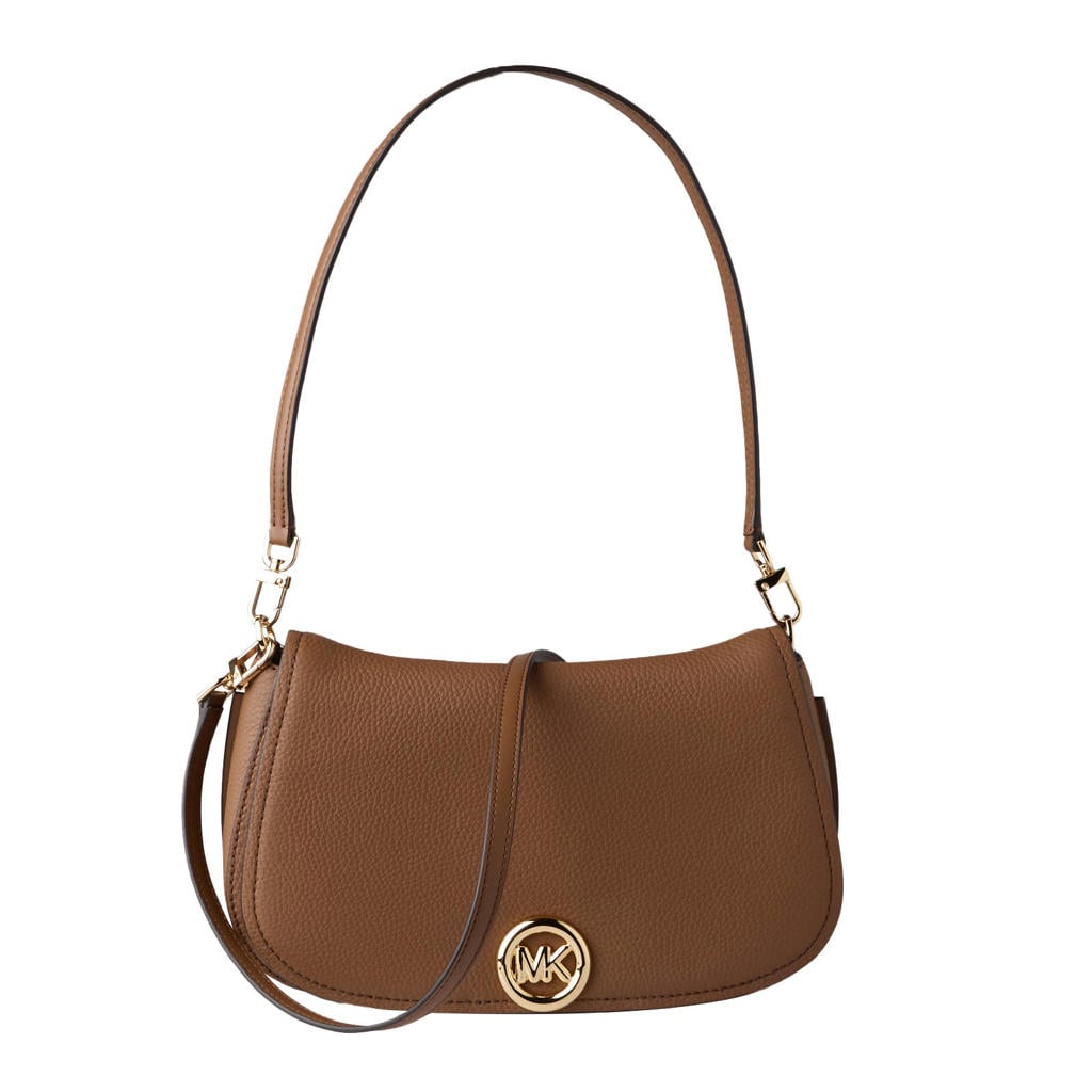 Michael Kors leren schoudertas Nolita cognac