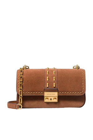 suède crossbody tas Tribeca cognac