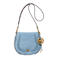 Michael Kors suède crossbody tas Josie lichtblauw