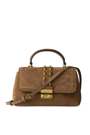 suède crossbody tas Tribeca cognac