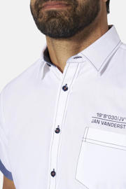 thumbnail: Jan Vanderstorm +FIT Collectie regular casual overhemd donkerblauw