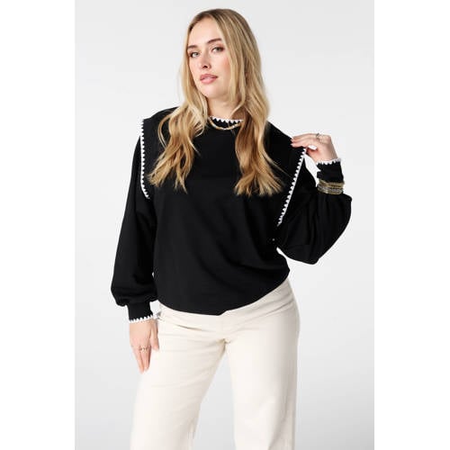 MS Mode sweater zwart afbeelding