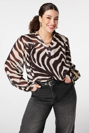 top met zebraprint