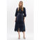 Caroll blousejurk broderie marineblauw