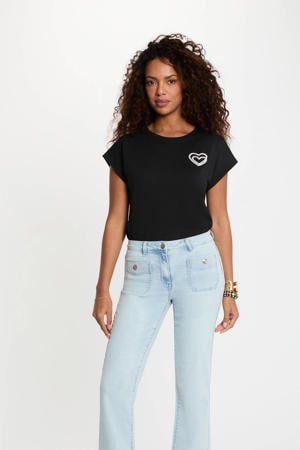 T-shirt zwart