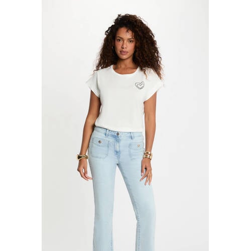 Morgan T-shirt wit afbeelding