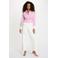 Morgan gestreepte blouse roze