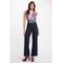 Morgan gebloemde top blauw