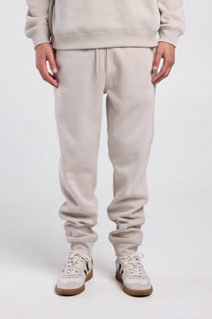 Col regular joggingbroek beige