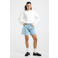 America Today regular waist short light blue denim