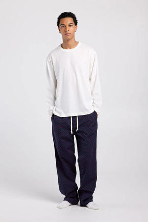 pyjamabroek Lio donkerblauw/rood
