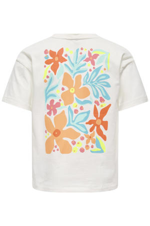 T-shirt met backprint wit
