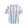 KIDS ONLY GIRL gestreept T-shirt met backprint blauw