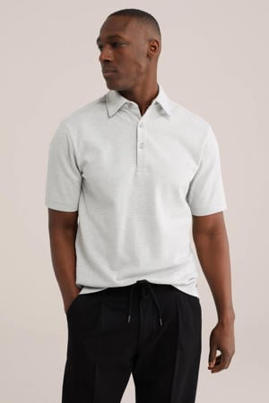 regular polo grijs