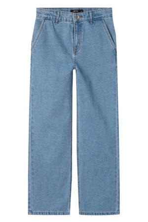 loose fit jeans light blue denim