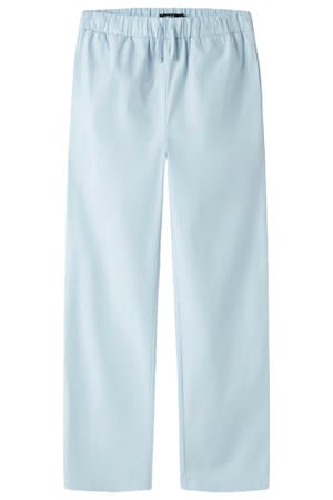 straight casual broek lichtblauw