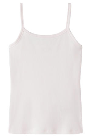 singlet lichtroze gebreid