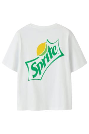 T-shirt met backprint wit