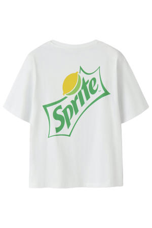 T-shirt met backprint wit