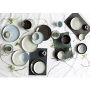 thumbnail: Salt & Pepper Serviesset Artisan Green 12-delig / 4 personen - 4 dinerborden, 4 ontbijtborden en 4 kommen