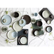 thumbnail: Salt & Pepper Serviesset Artisan Green 12-delig / 4 personen - 4 dinerborden, 4 ontbijtborden en 4 kommen