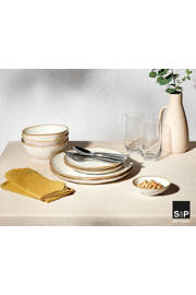thumbnail: Salt & Pepper Dinerborden Artisan Wit ø 28 cm - 4 Stuks