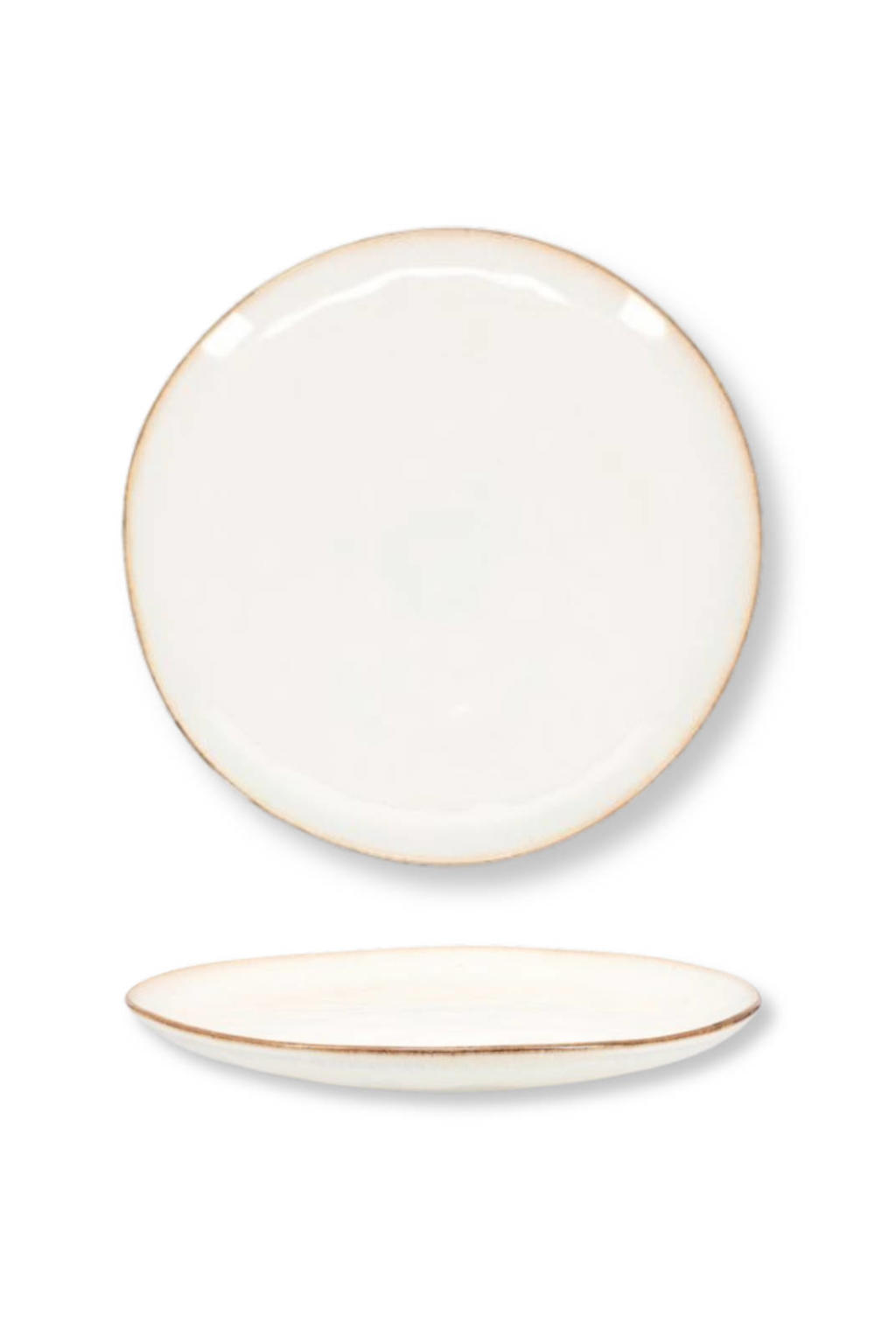 Salt & Pepper Dinerborden Artisan Wit ø 28 cm - 4 Stuks