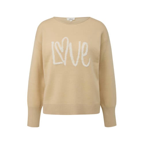s.Oliver sweater beige afbeelding