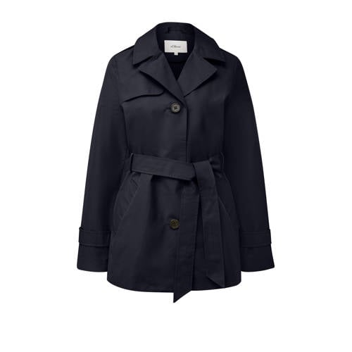 s.Oliver trenchcoat marineblauw afbeelding