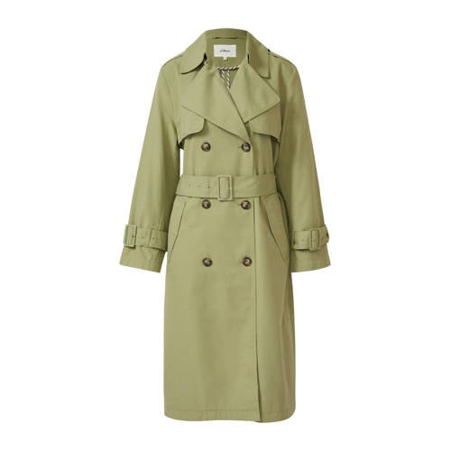 s.Oliver trenchcoat kaki afbeelding
