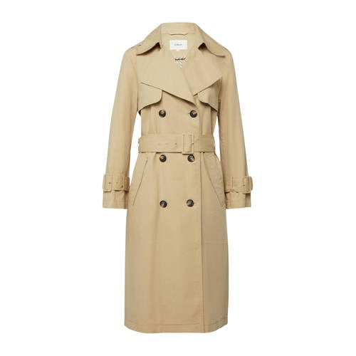 s.Oliver trenchcoat beige afbeelding