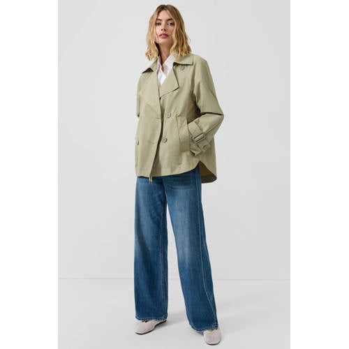 s.Oliver trenchcoat groen afbeelding