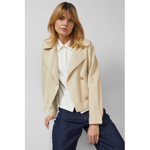 s.Oliver trenchcoat beige afbeelding