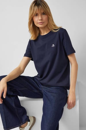 T-shirt marineblauw